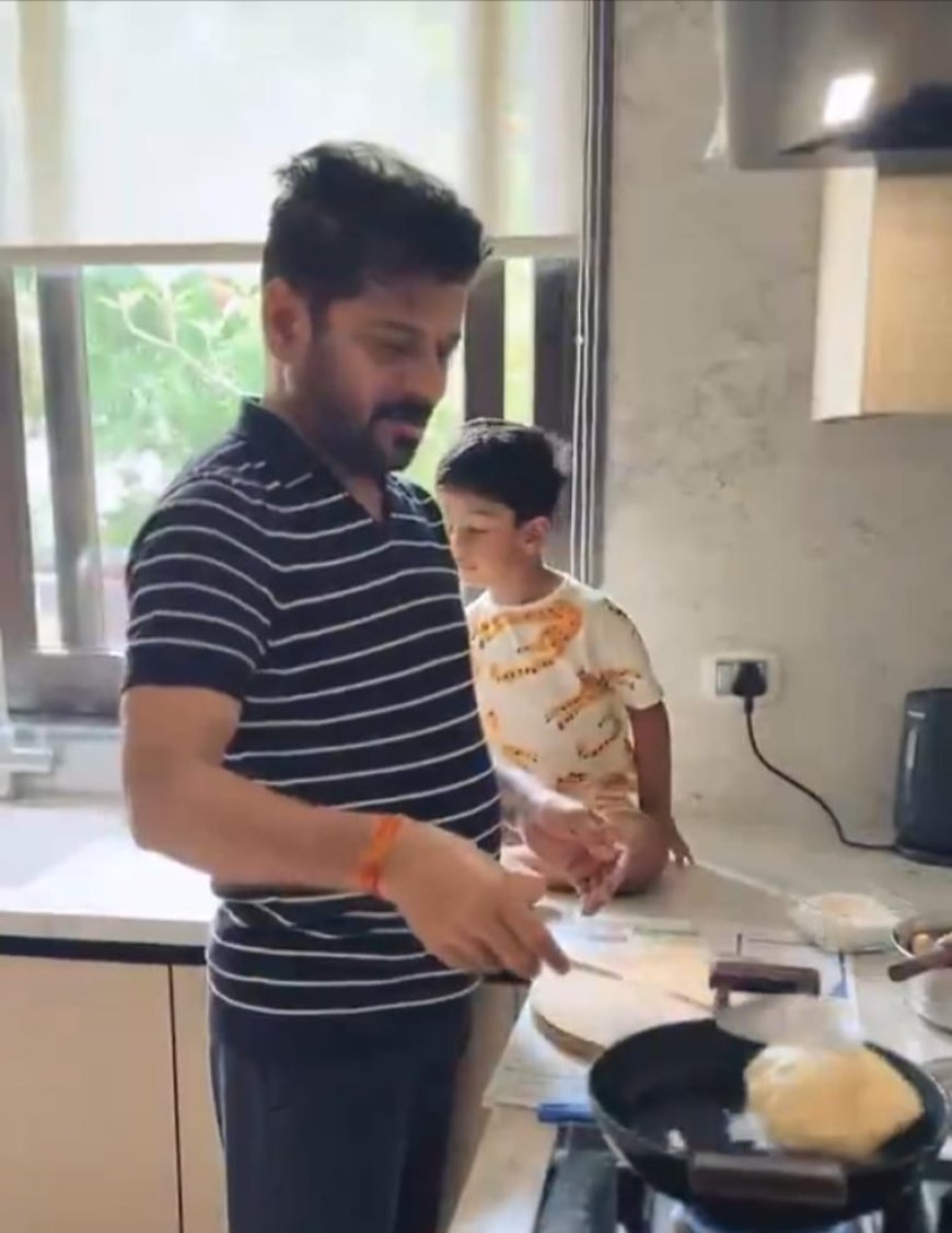 Revanth Reddy’s Emotional Kitchen Moment