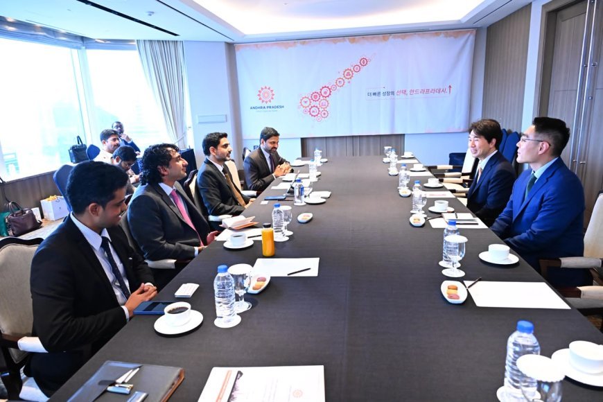 Lokesh Woos Korean Investors