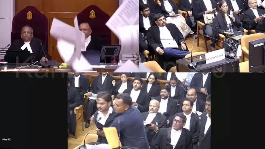 Man Disrupts Supreme Court Proceedings