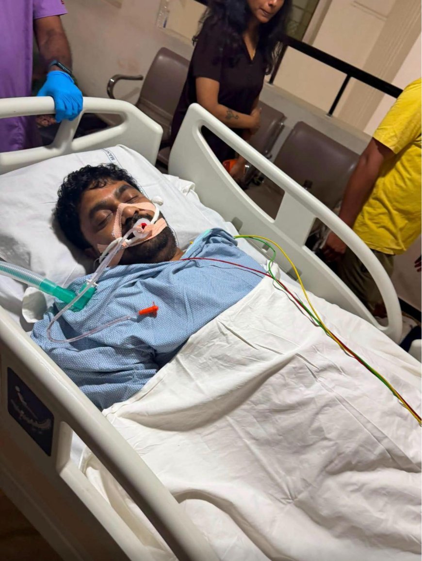 Nadendla Brahmam Chowdary Hospitalised