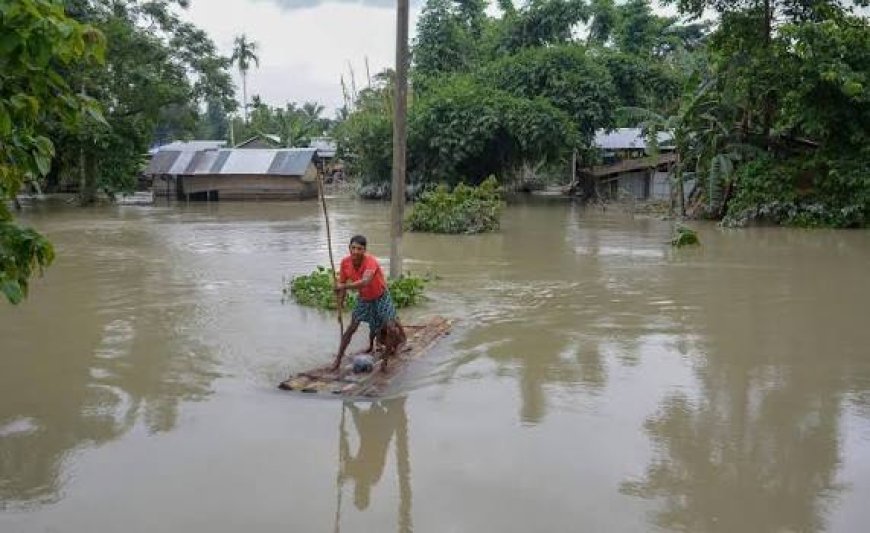 Assam Floods Inundate 631 Villages